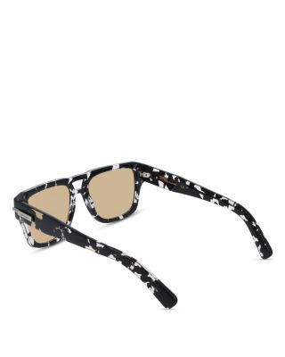Double Bridge Square Sunglasses, 56mm