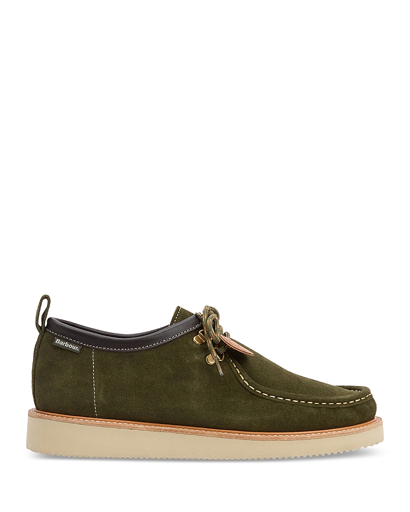 Barbour X Wildbunch Heathpool Boat Shoe In Green