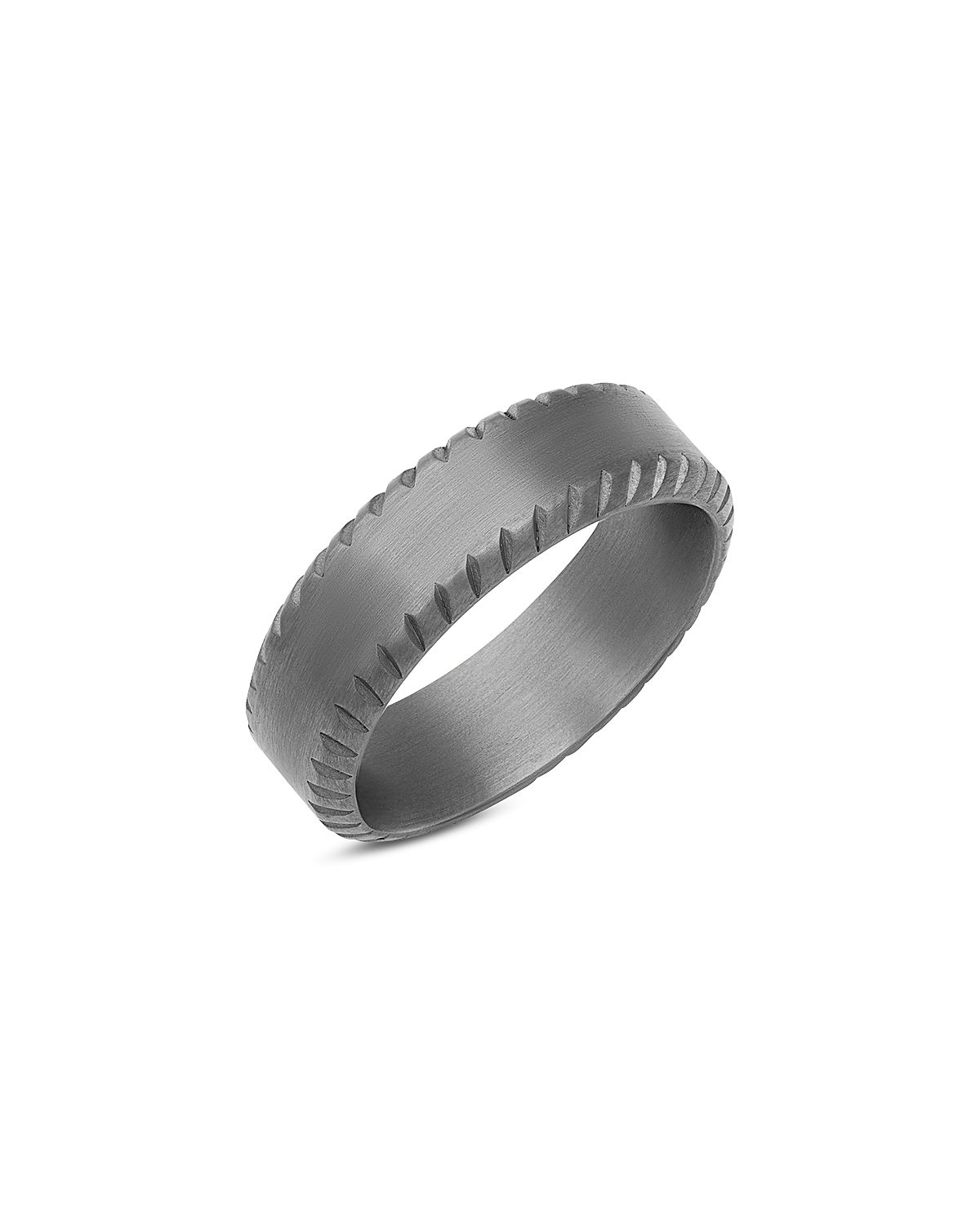 Bloomingdale's Fine Collection Men's Ring with a Bezel Coin Edge