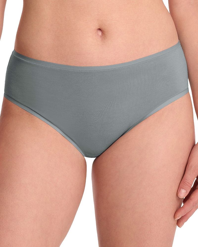Natori Bliss Bare Cotton Hipster Briefs In Green