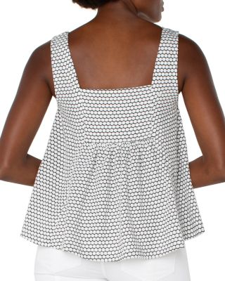 Sleeveless Square Neck Top