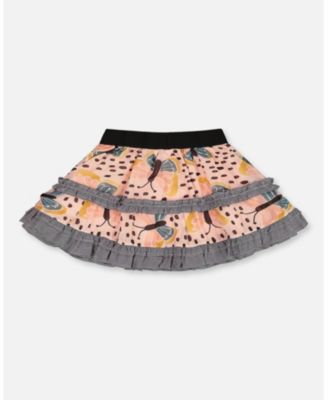 Girls' Printed Ruffle Skirt - Little Kid