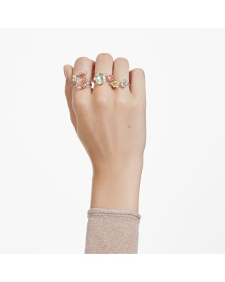 Gema Crystal Rings, Set of 3