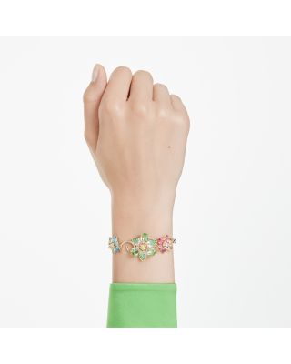 Idyllia Multicolor Crystal Flower Bracelet 