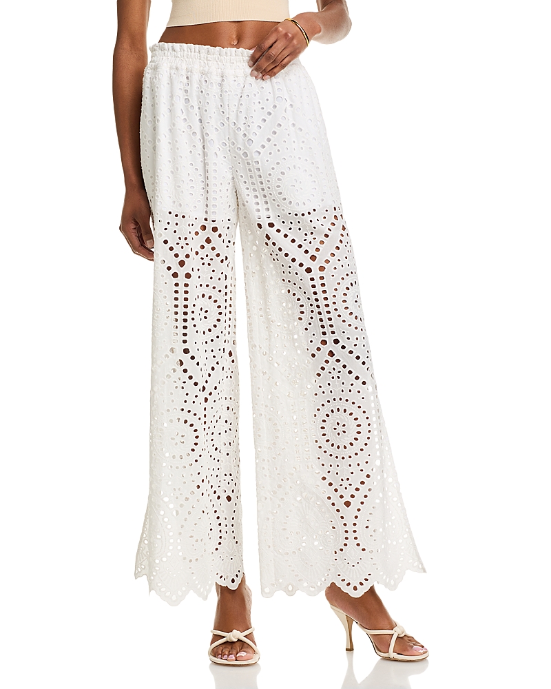Generation Love Connie Cotton Eyelet Pants In White