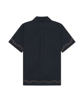 Lesley Embroidered Camp Shirt