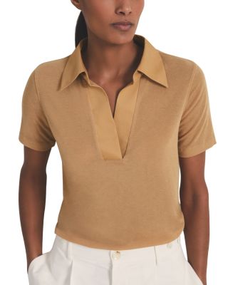 REISS - Les 100 Ciels Fitted Polo Top