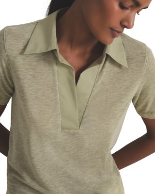 REISS - Les 100 Ciels Fitted Polo Top