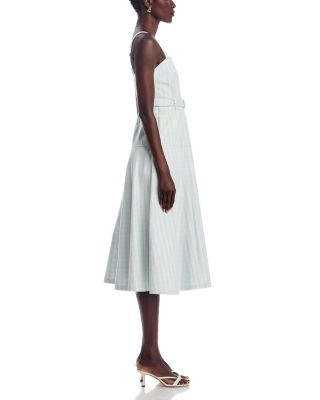 Tina Denim Gingham Dress