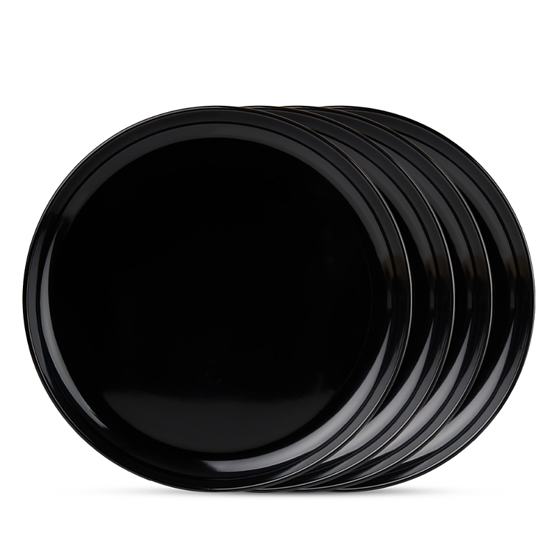 Godinger Set Of 4 Marbella Stacking Melamine Dinner Plates