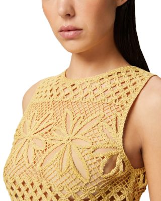 Gonzano Floral Crochet Top