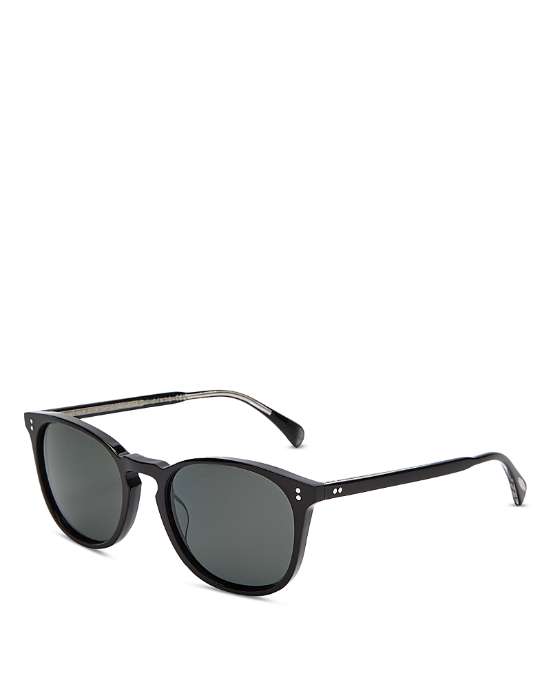 Oliver Peoples Finlay Round Sunglasses, 53mm