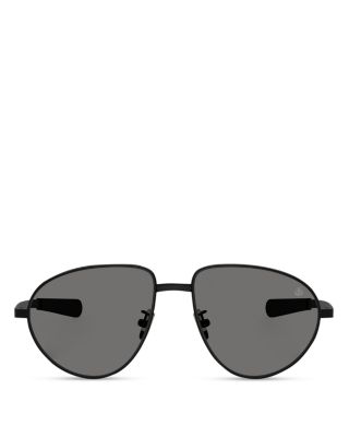 Vizla Aviator Sunglasses, 55mm