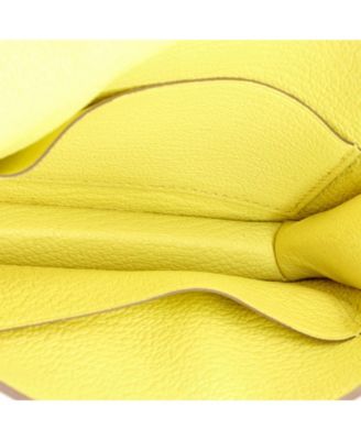 Pre-Owned Hermes  Roulis Slim Wallet Chevre Mysore