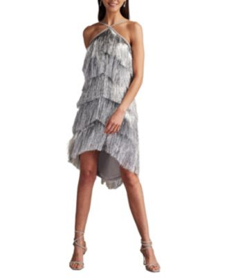 Remedy Metallic Fringe Mini Dress