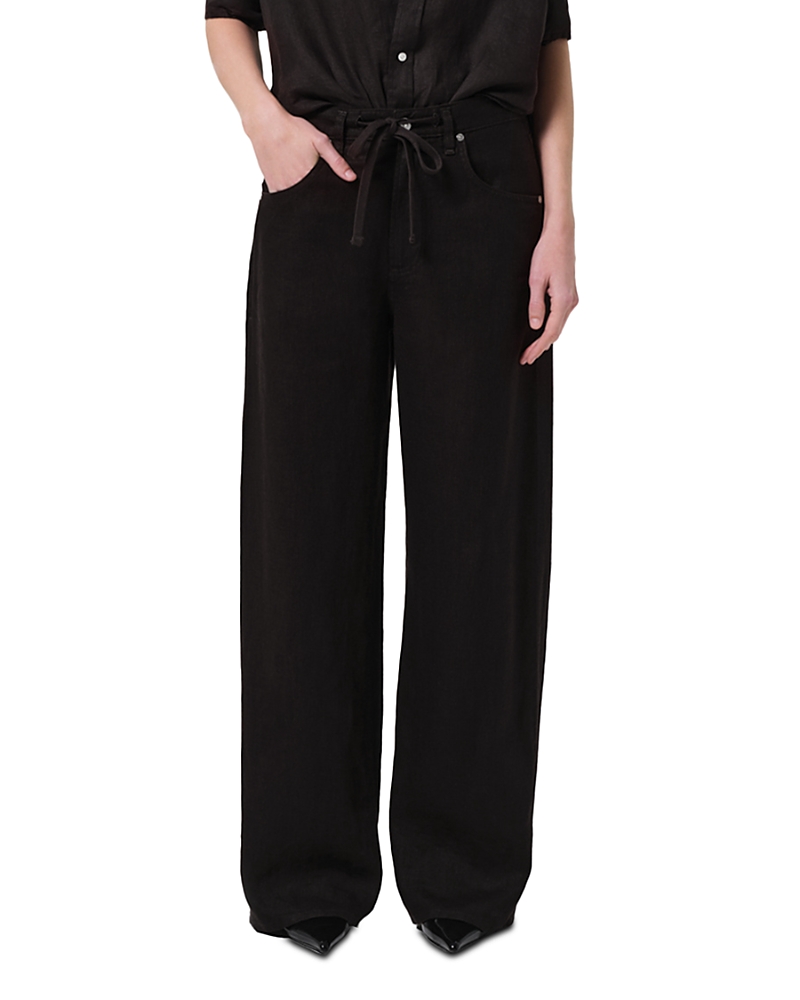 Citizens Of Humanity Black Gaucho Vintage Wide Leg Jeans