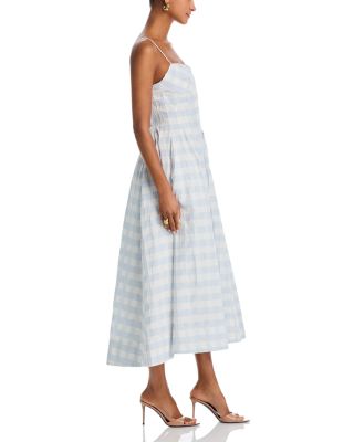 Kittiya Sleeveless Poplin Midi Dress