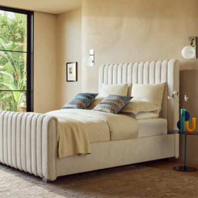 Silhouette Upholstered Panel California King Bed