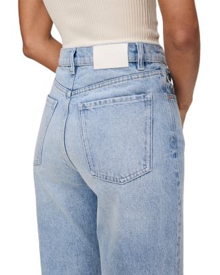 Karmine High Rise Refined Wide Leg Jeans in Vintage Light