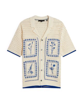 Barri Crochet Embroidered Shirt