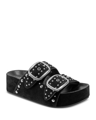 Women's Sayge Double Studded Strap Platform Sandals