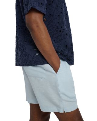 Linen Blend 6&amp;quot; Shorts