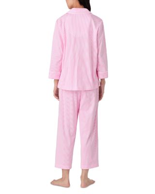 Bingham Knits Cotton Jersey Cropped PJ Set