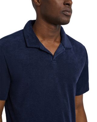 Terry Open Collar Polo Shirt