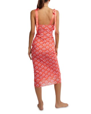 Printed Got Glam Slip Midi Dress
