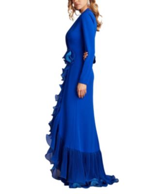 Malone Cascading Ruffle Gown