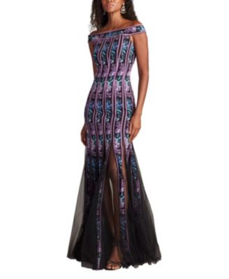 Weston Floral Ribbon and Tulle Gown