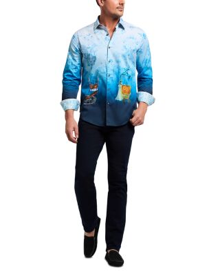 Garrick Club Long Sleeve Woven Shirt