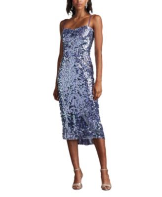 Mikala Sequin Corset Back Midi Dress