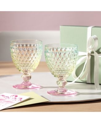 Boston Pearl Crystal Red Wine Glass