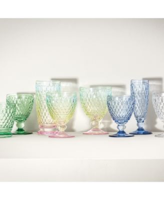 Boston Pearl Crystal Double Old Fashioned Glass