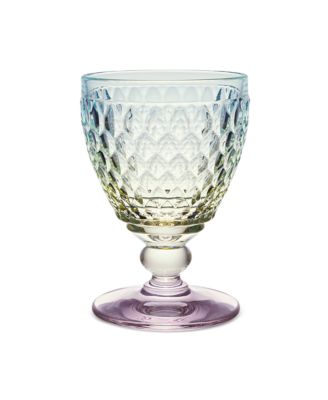 Boston Pearl Crystal Goblet, Set of 4