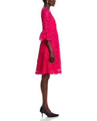 Crochet Lace 3D Floral Dress