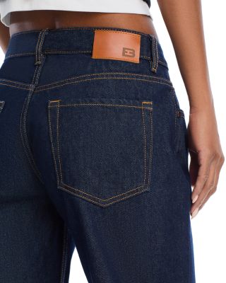 Low Rise Straight Leg Jeans in Havana Night