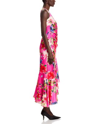 Printed One Shoulder Dress