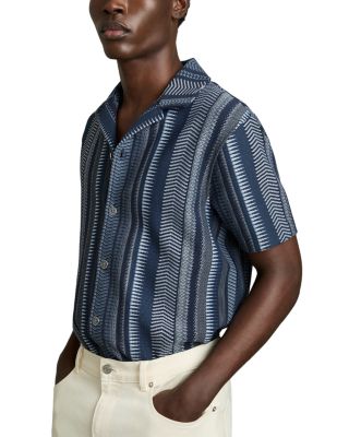 REISS - Archer Short Sleeve Cuban Shirt