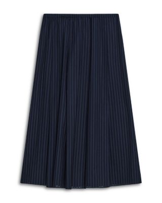 Pleated Midi Skirt