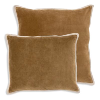 Gehry Velvet Linen Decorative Pillow Shams