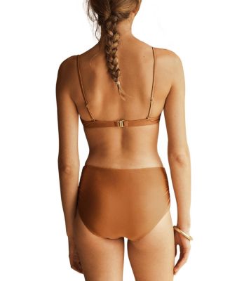 CAMMELLO Gathered Bikini Top