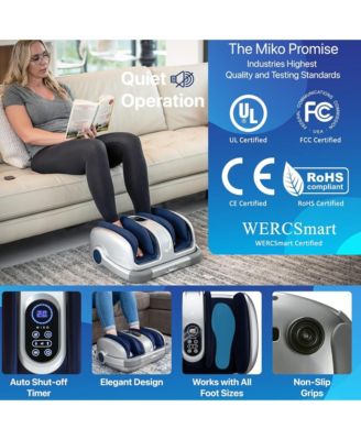 Shiatsu Foot, Calf, and Ankle Massager with Heat