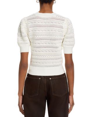 Crochet Pointelle Sweater - Exclusive