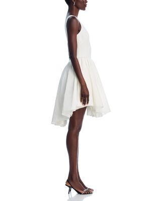 High Neck Bubble Skirt Dress