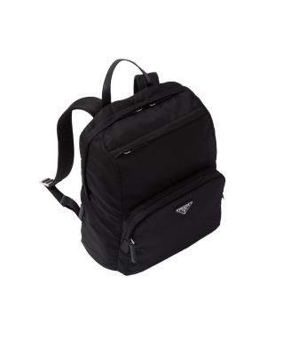 Re-Nylon and Saffiano Leather Backpack