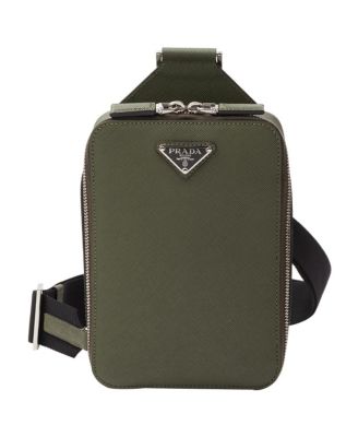 Brique Saffiano Leather Bag