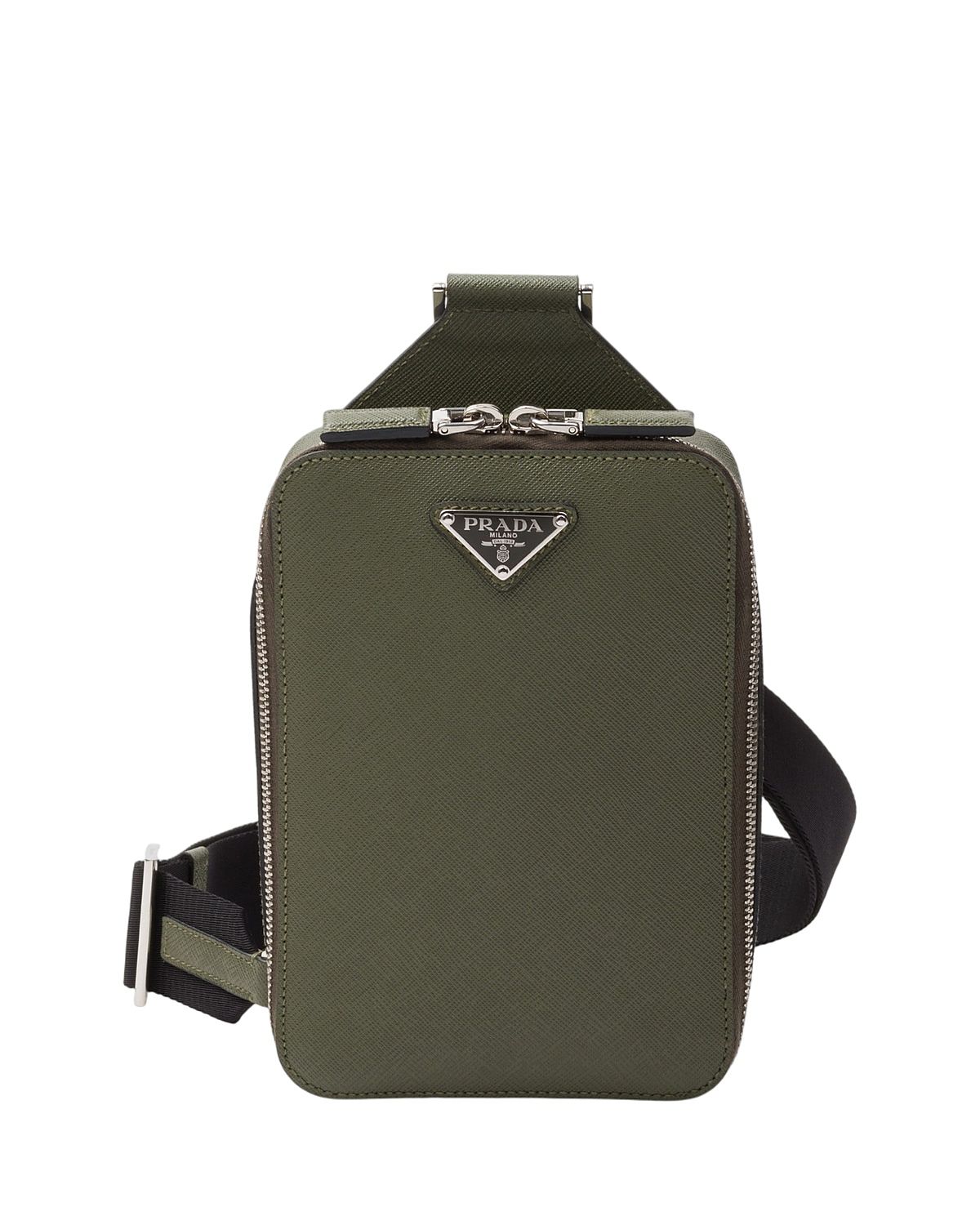 Prada Brique Saffiano Leather Bag