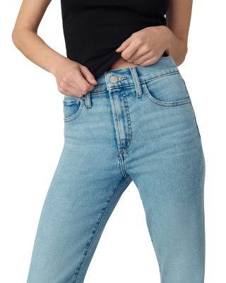 The Molly Petite High Rise Flare Jeans in Riveting